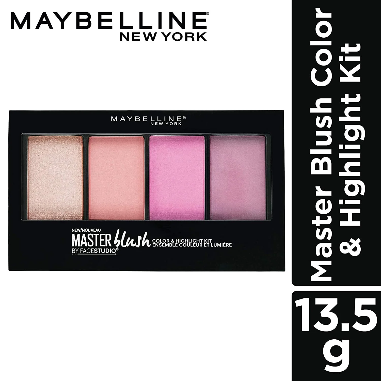 پالت رژگونه و هایلایتر MASTER blush میبلین - تصویر 2