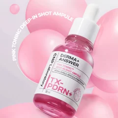 Alternative view of آمپول روشن کننده و آبرسان درما آنسر پینک تونینگ دیپ این شات سی ان پی