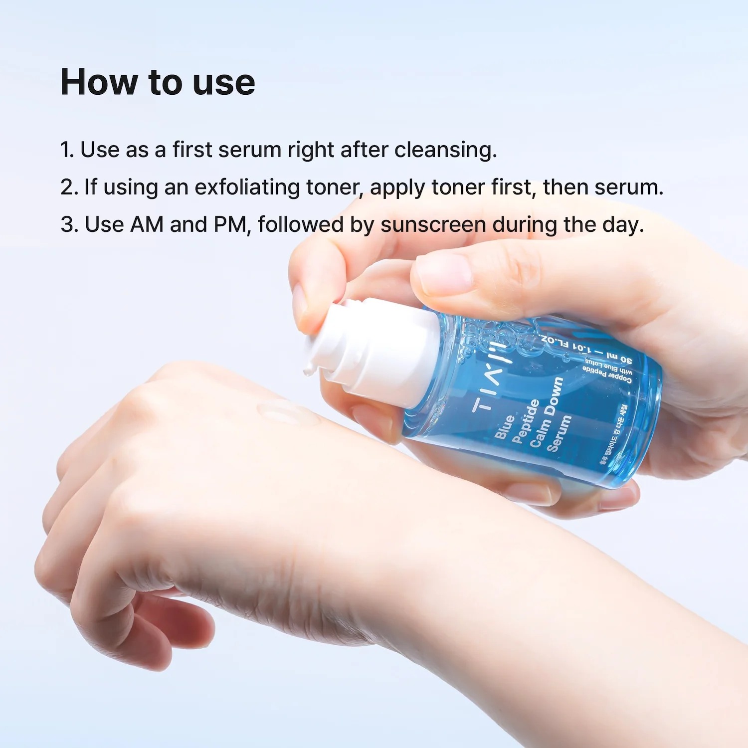 سرم آرامبخش پپتیدی آبی تیام - تصویر 7