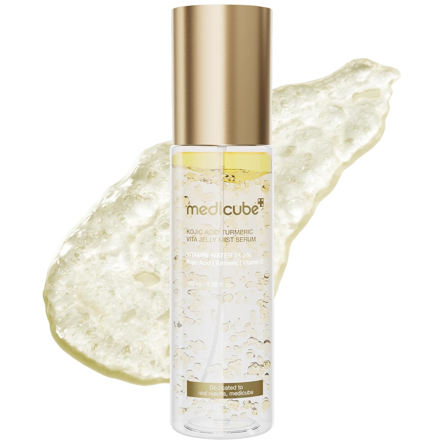 سرم مه‌ای ژله‌ای اسید کوجیک و زردچوبه مدی‌کیوب 