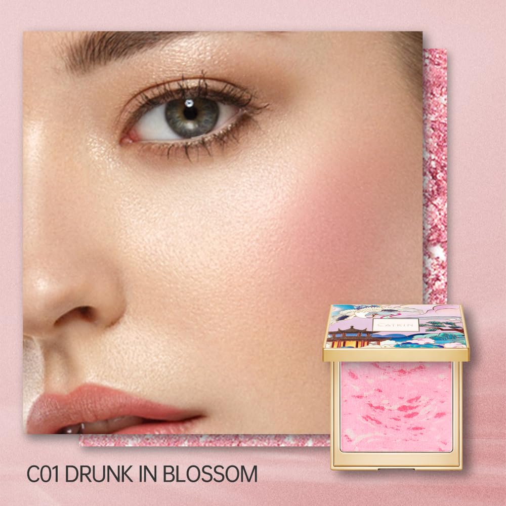 رژگونه پودری شیمر ۲ در ۱ کتکین - تصویر 2