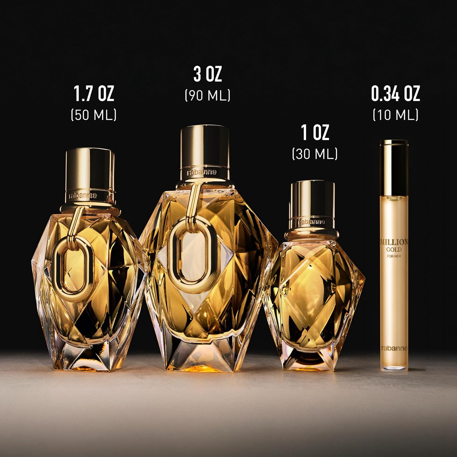 عطر ادکلن میلیون گلد زنانه ادو پرفیوم پاکو رابان