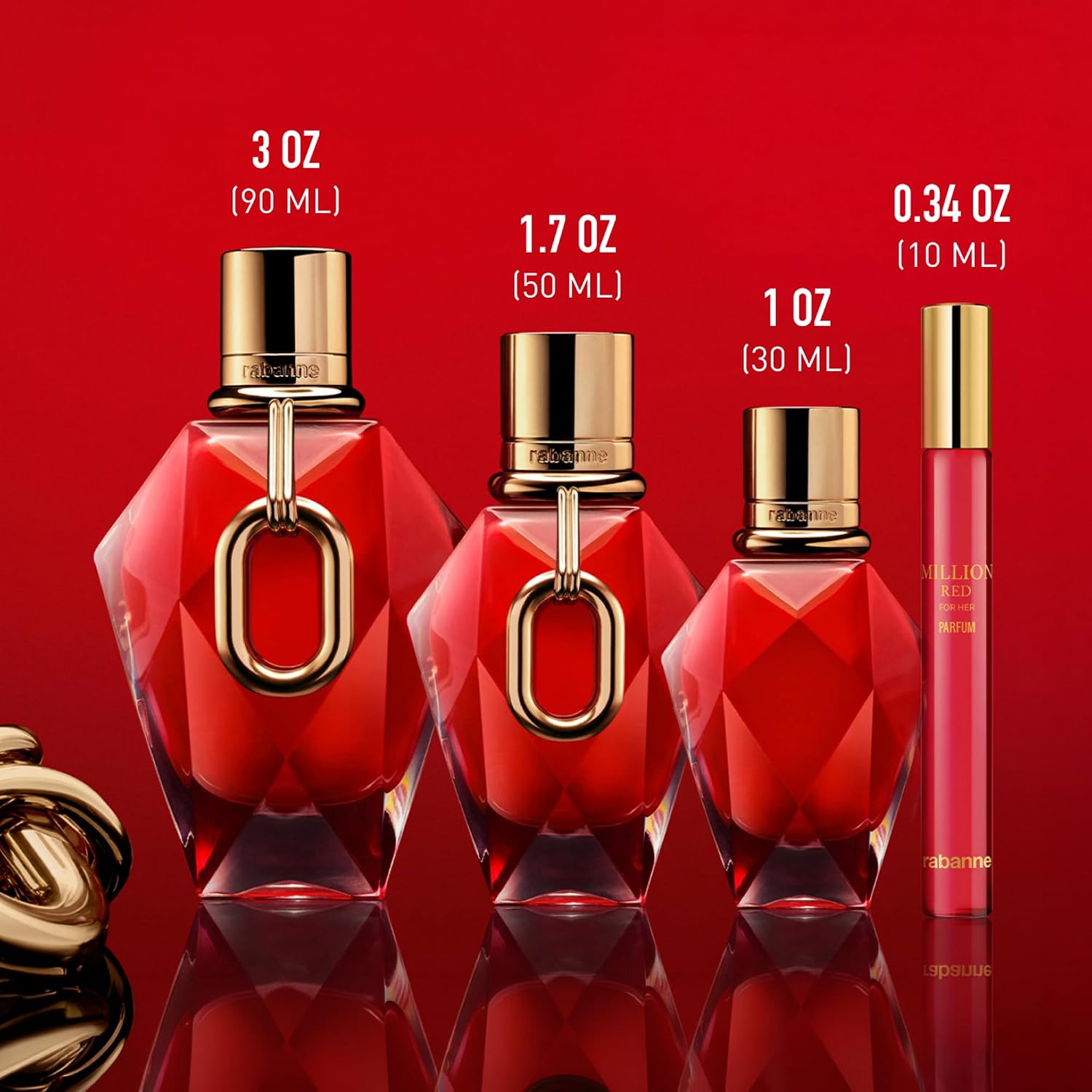 عطر ادکلن میلیون رد زنانه ادو پرفیوم پاکو رابان