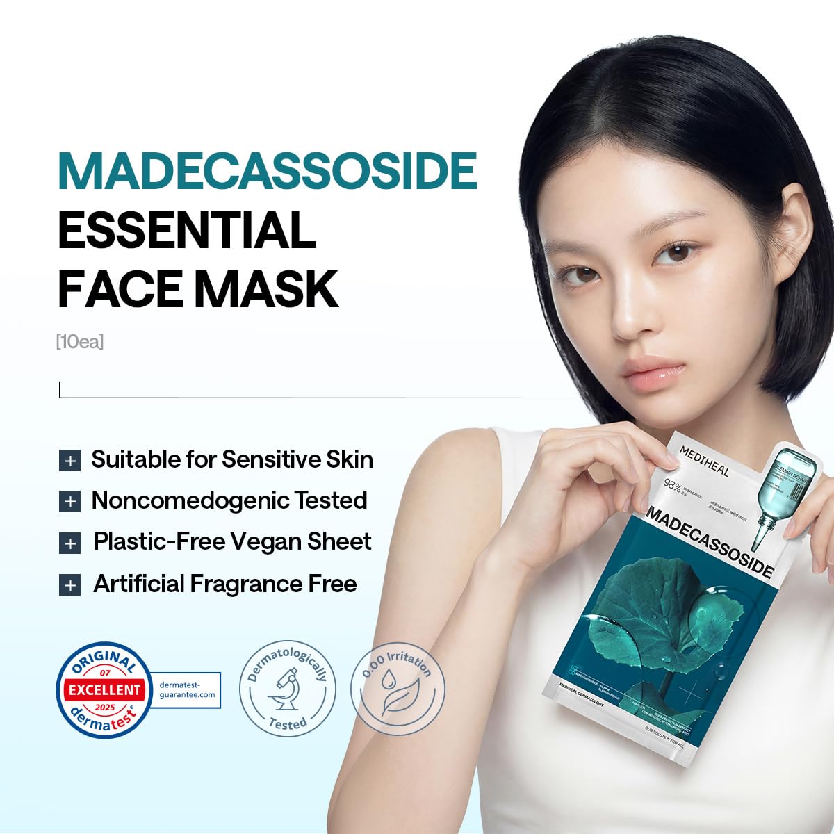 ماسک ورقهای مدکاسوساید ترمیم جوش و لک مدیهیل (بسته ۱۰ عددی)